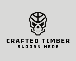 Skeleton Skull Mask  logo design