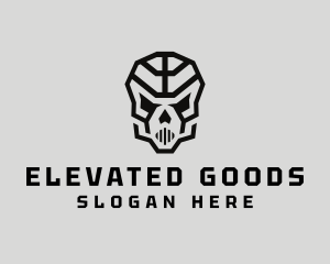 Skeleton Skull Mask  logo design