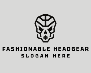 Skeleton Skull Mask  logo design