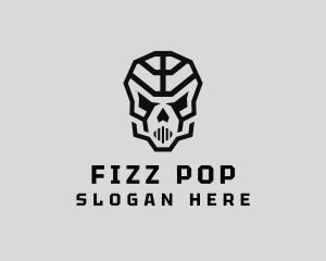 Skeleton Skull Mask  logo design