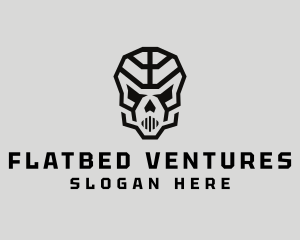 Skeleton Skull Mask  logo design