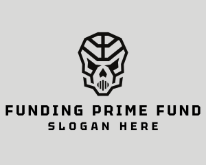 Skeleton Skull Mask  logo design