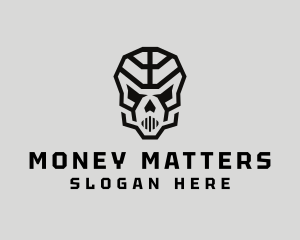 Skeleton Skull Mask  logo design