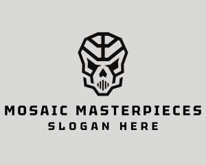 Skeleton Skull Mask  logo design