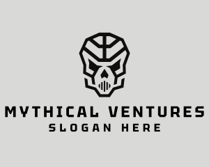 Skeleton Skull Mask  logo design