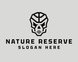 Skeleton Skull Mask  logo design