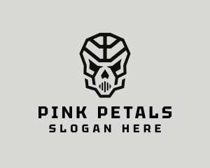 Skeleton Skull Mask  logo design