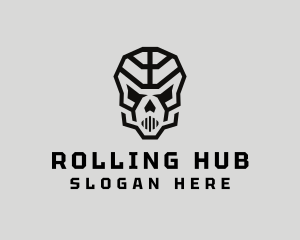 Skeleton Skull Mask  logo design