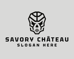 Skeleton Skull Mask  logo design