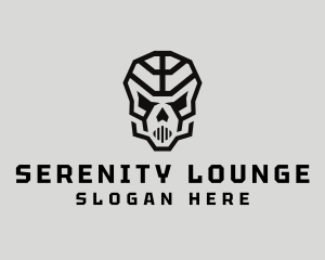 Skeleton Skull Mask  logo design