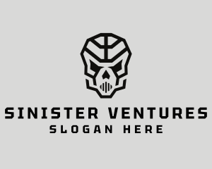 Skeleton Skull Mask  logo