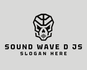 Skeleton Skull Mask  logo design