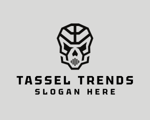 Skeleton Skull Mask  logo design