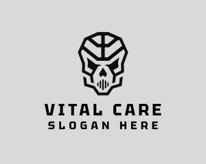 Skeleton Skull Mask  logo
