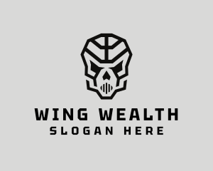 Skeleton Skull Mask  logo design