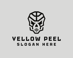 Skeleton Skull Mask  logo design