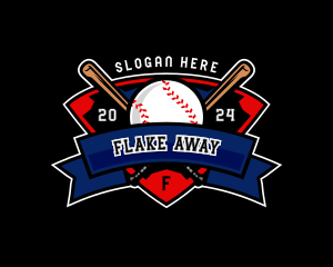 Baseball League Competition logo design