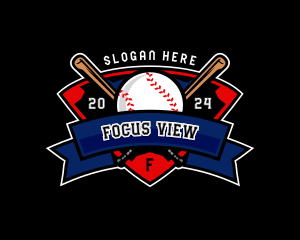 Baseball League Competition logo design