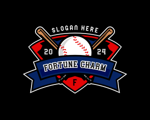 Baseball League Competition logo design