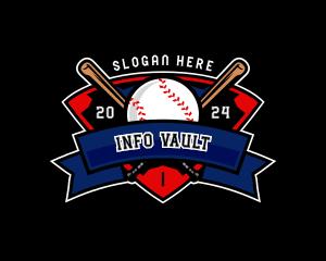 Baseball League Competition logo design