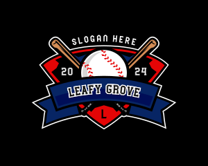 Baseball League Competition logo design