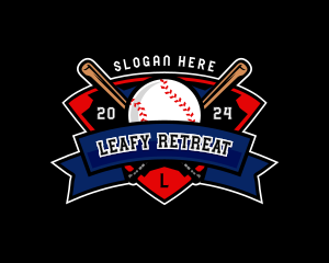 Baseball League Competition logo design