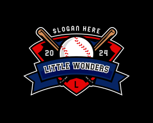 Baseball League Competition logo design