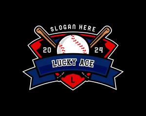 Baseball League Competition logo design