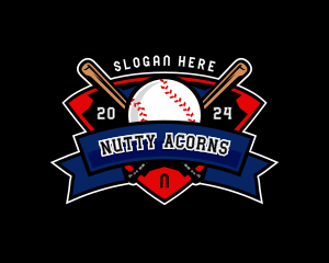 Baseball League Competition logo design