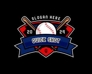 Baseball League Competition logo design