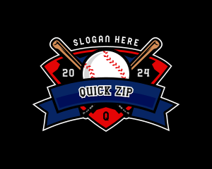 Baseball League Competition logo design