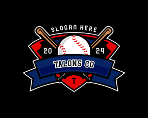 Baseball League Competition logo design