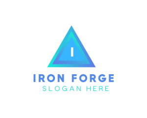 Triangular Tech Business logo design