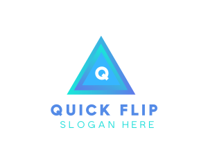 Triangular Tech Business logo design