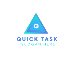 Triangular Tech Business logo design