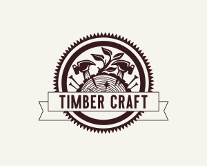 Lumber Hammer Carpentry logo