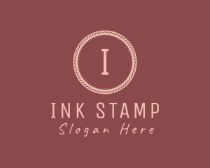 Hipster Rope Stamp  logo