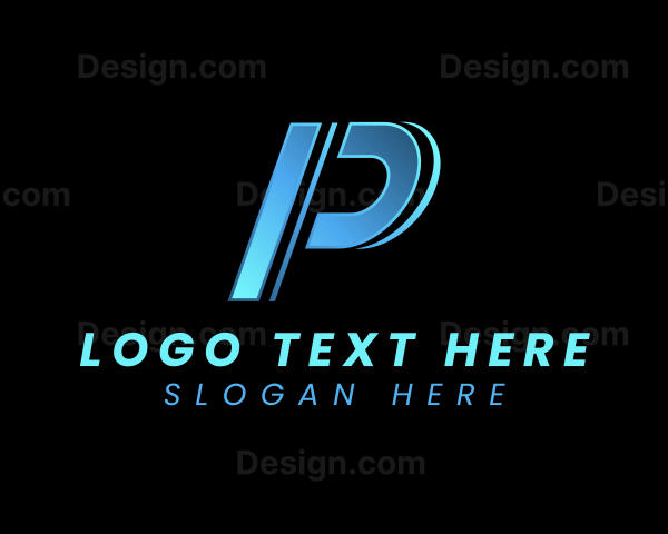 Cyber Team Brand Letter P Logo