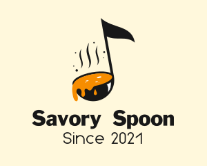 Music Soup Note logo design