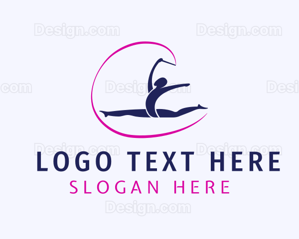 Ribbon Rhythmic Gymnastics Logo