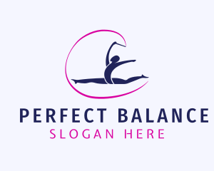 Ribbon Rhythmic Gymnastics logo design