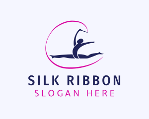 Ribbon Rhythmic Gymnastics logo design