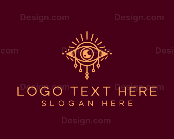 Boho Eye Mystical Logo