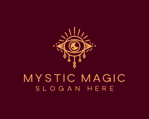 Boho Eye Mystical logo design