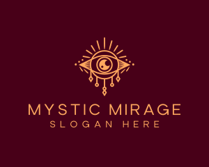 Boho Eye Mystical logo design