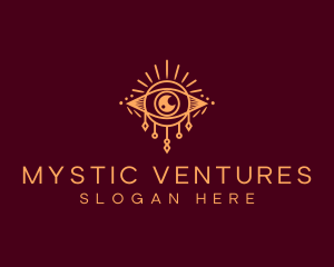 Boho Eye Mystical logo design