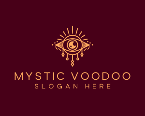 Boho Eye Mystical logo design