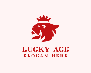 Lion King Crown logo design