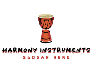 Djembe Musical Instrument logo