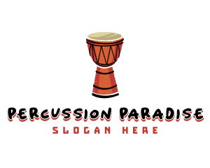 Djembe Musical Instrument logo